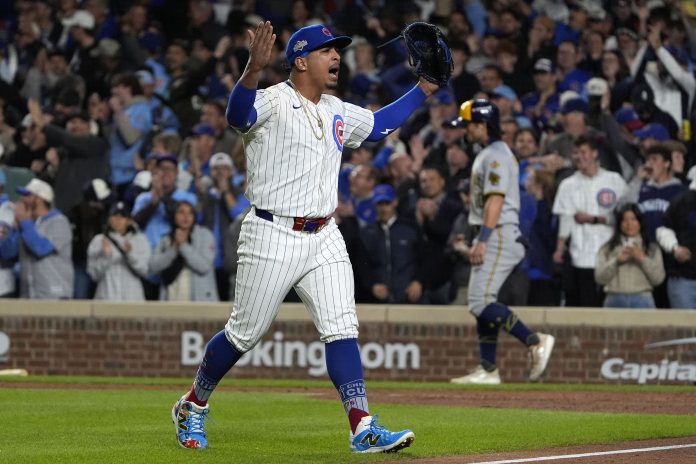 MLB: Playoffs-Milwaukee Brewers at Chicago Cubs