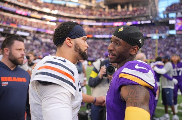 NFL: Chicago Bears at Minnesota Vikings caleb williams