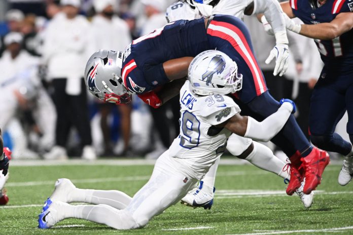 NFL: New England Patriots at Buffalo Bills cam lewis