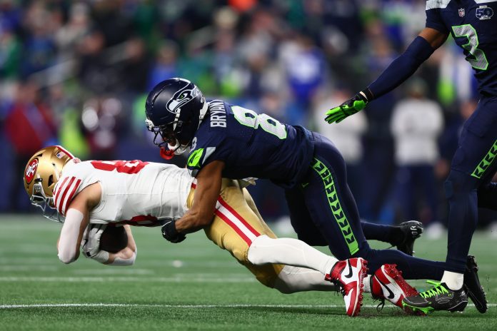 NFL: NFC Divisional Round-San Francisco 49ers at Seattle Seahawks coby bryant