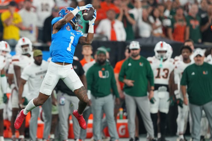 NCAA Football: Fiesta Bowl-Miami vs Mississippi de'zhaun stribling