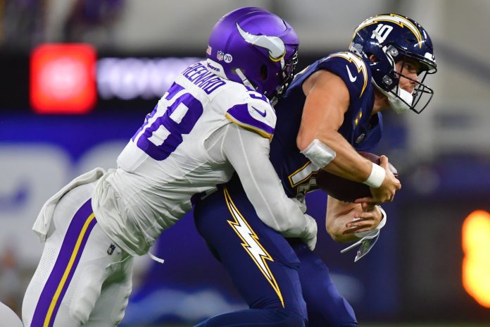 NFL: Minnesota Vikings at Los Angeles Chargers jonathan greenard