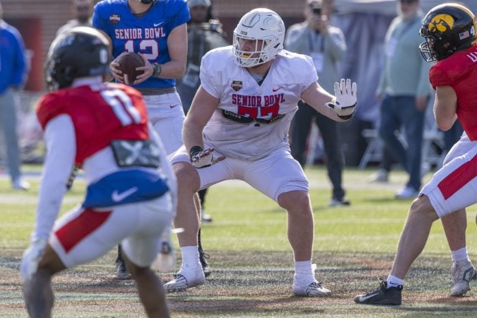 NCAA Football: Senior Bowl Practice keylan rutledge