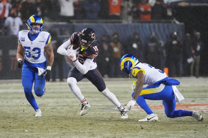 NFL: NFC Divisional Round-Los Angeles Rams at Chicago Bears rome odunze